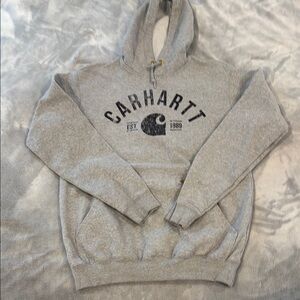 Carhartt Heather Gray Pullover Hoodie